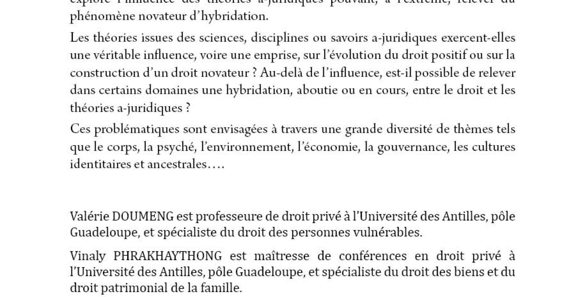 Droit et théories