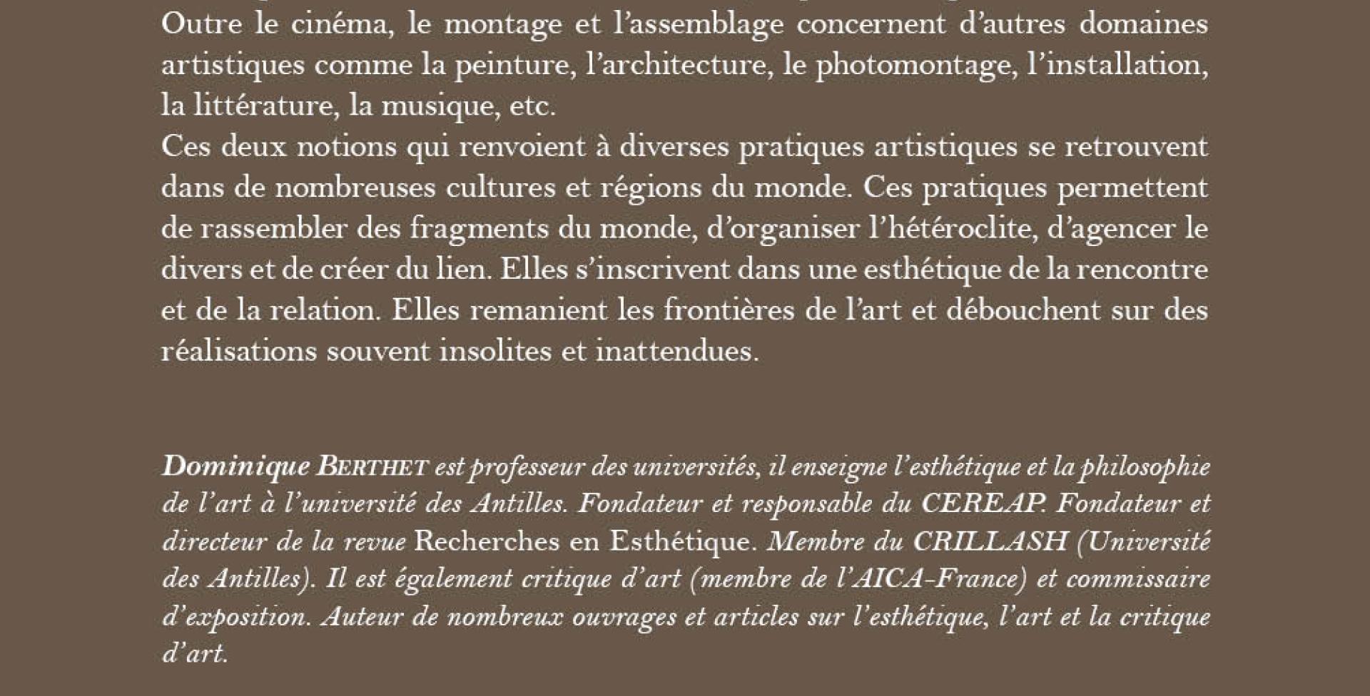 Arts du montage